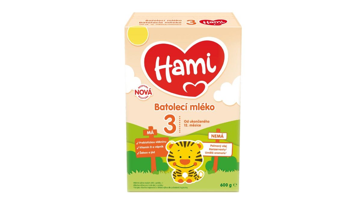 Náhled kategorie HAMI 3 batolecí mléko 600g