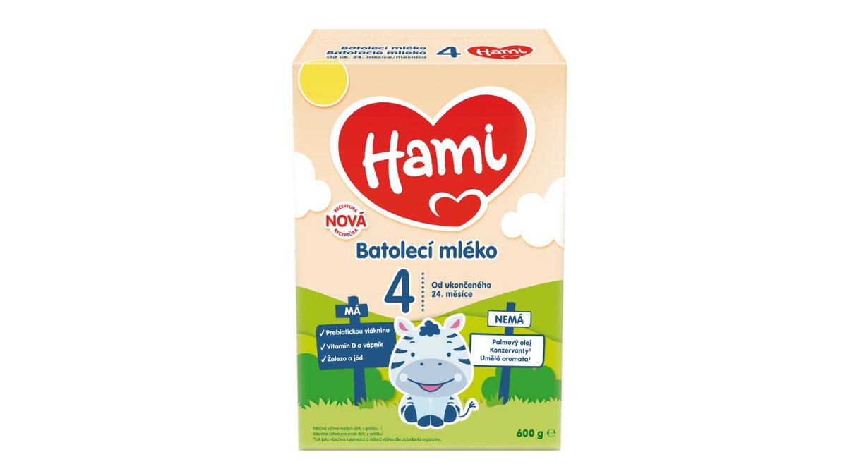 HAMI 4 batolecí mléko 600g