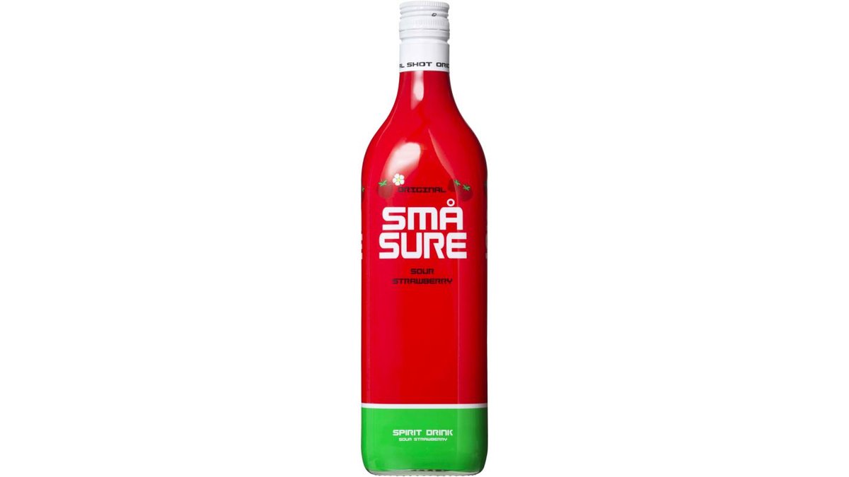 Sure, sour strawberry 1000 ml