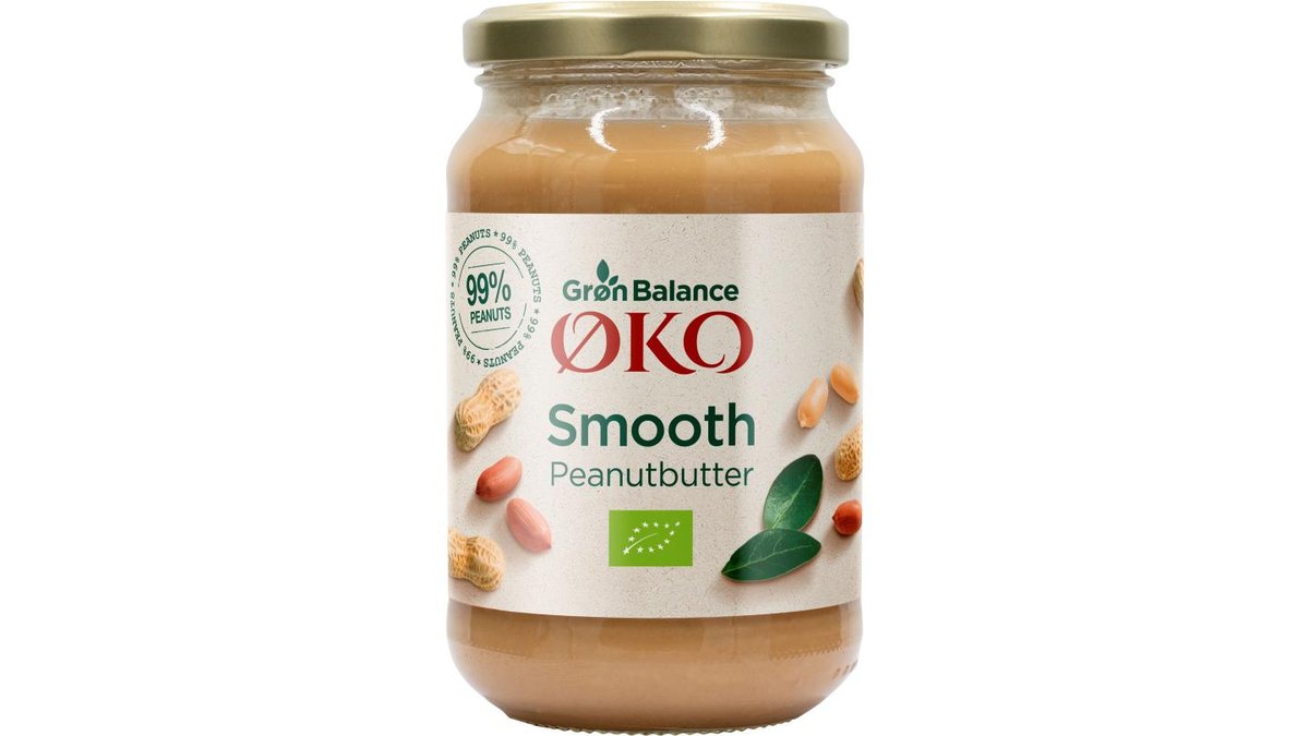 Peanutbutter smooth øko. Grøn Balance