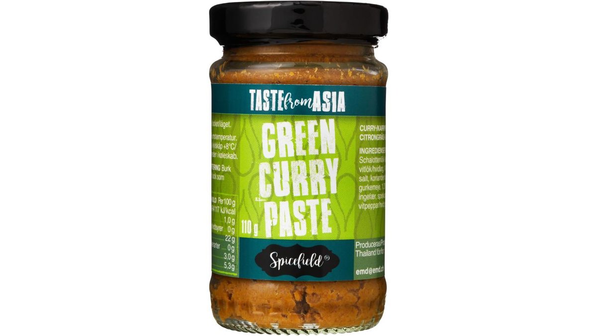 karrypasta grøn, Spicefield