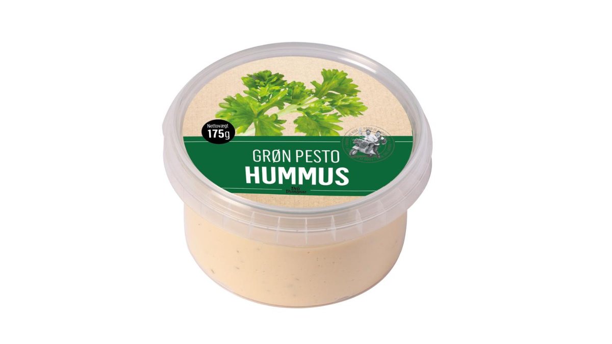Chuchum Hummus m. grøn pesto