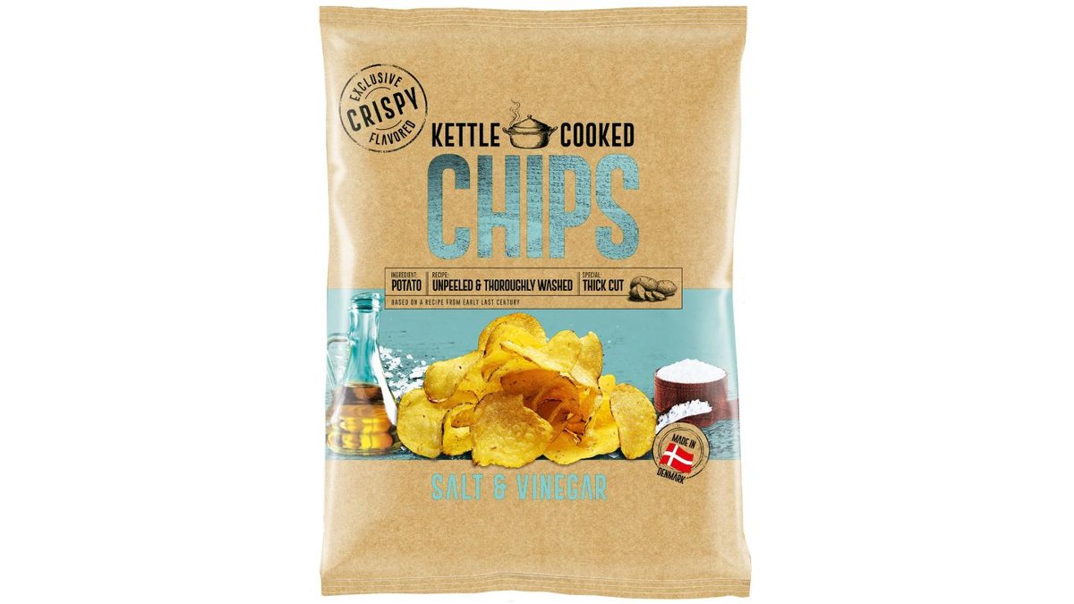 Ok Snacks Chips Salt og Eddike