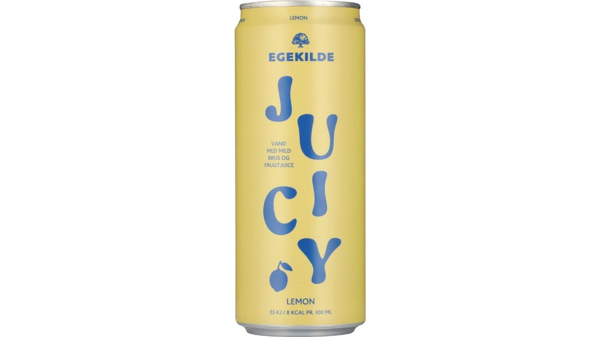 Danskvand m. citron frugtjuice, Egekilde Juicy