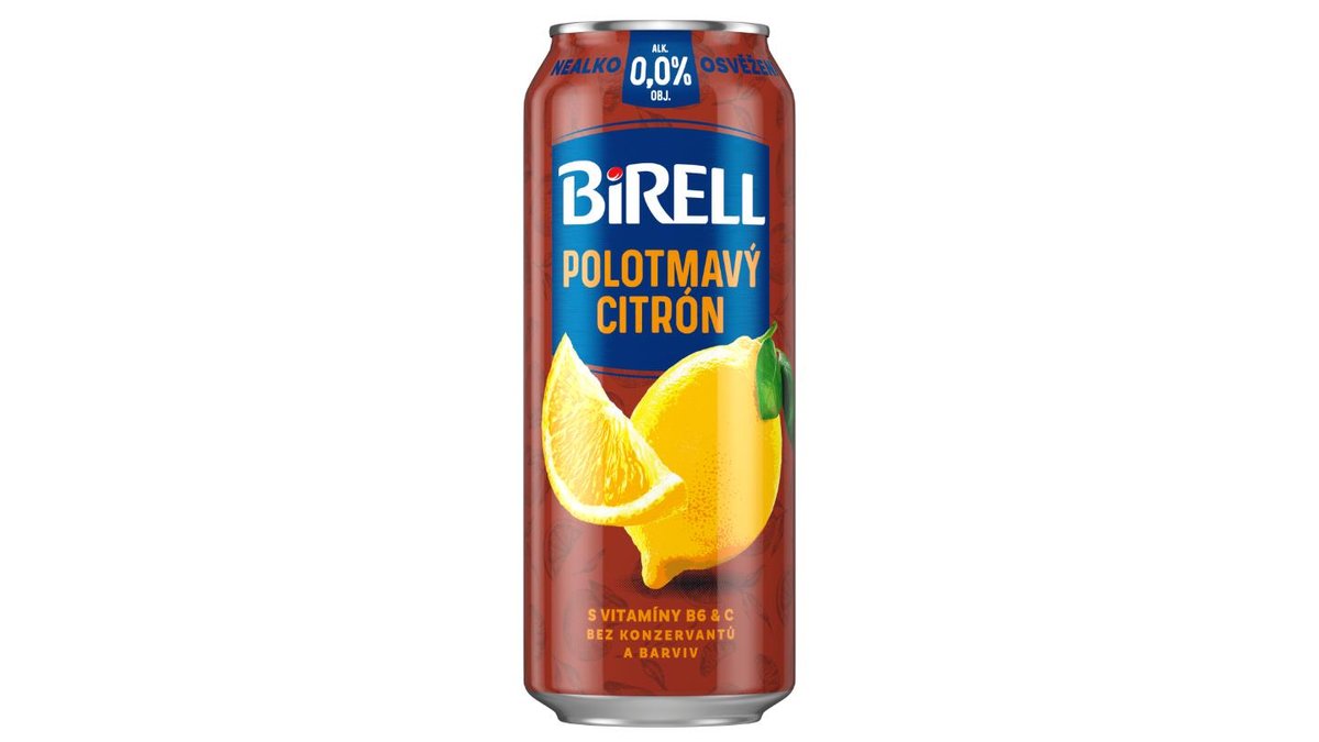 Birell Polotmavý citrón 0,5l