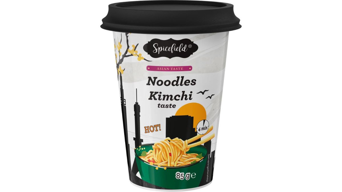 Spicefield Snabbnudlar Kimchi, 85 g