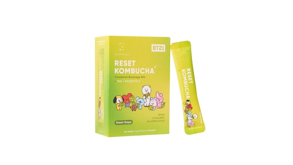 Everydaze - Reset Kombucha Zelené hrozno