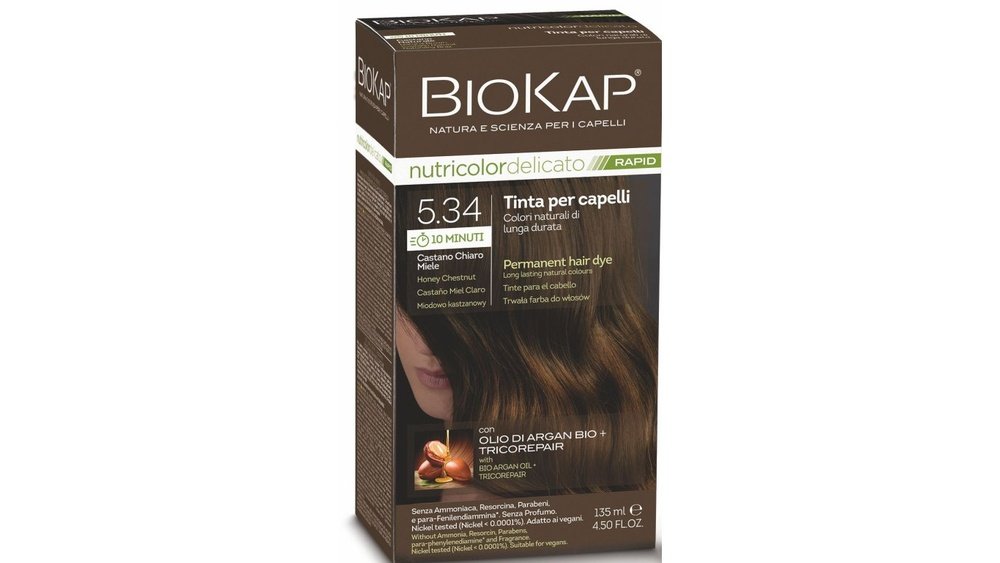 BioKap - Farba na vlasy Nutricolor Delicato Rapid 5.34 Medový Gaštan