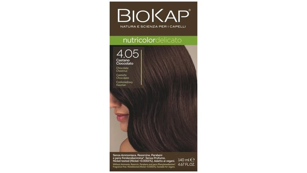 BioKap - Farba na vlasy Nutricolor Delicato 4.05 Gaštanová čokoláda 140ml