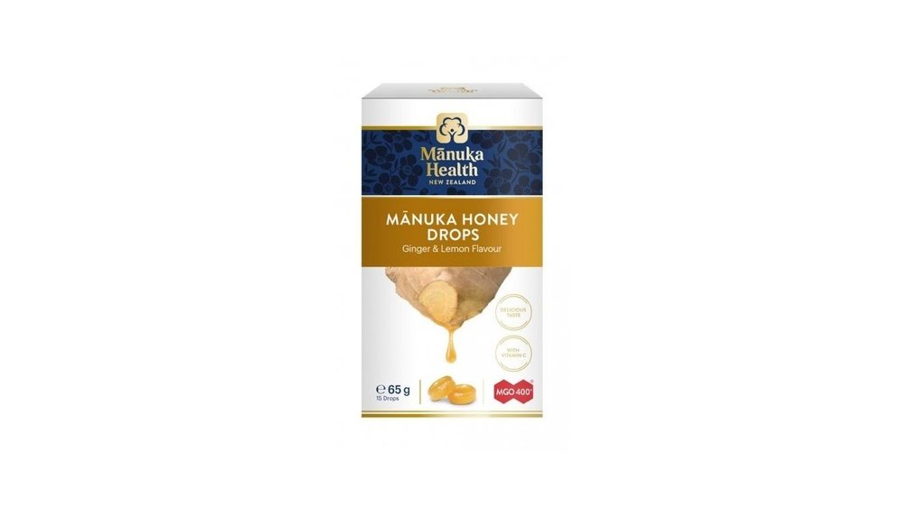 Manuka - Pastilky Med,citrón a zázvor