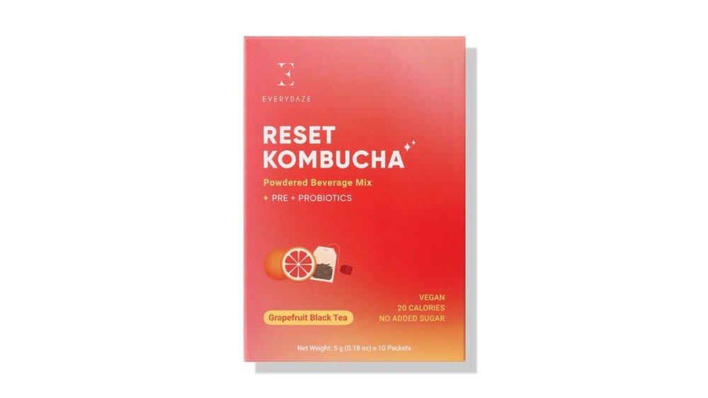 Everydaze - Reset Kombucha Grapefruit - čierny čaj