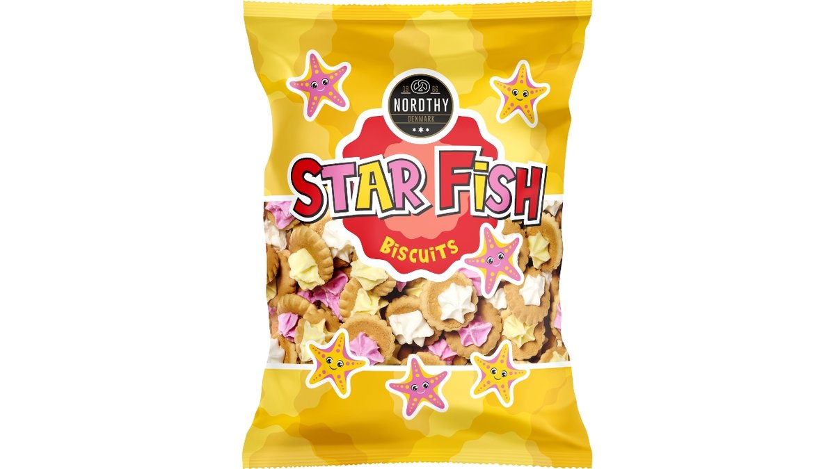 Nordthy star fish bisquit 180 g