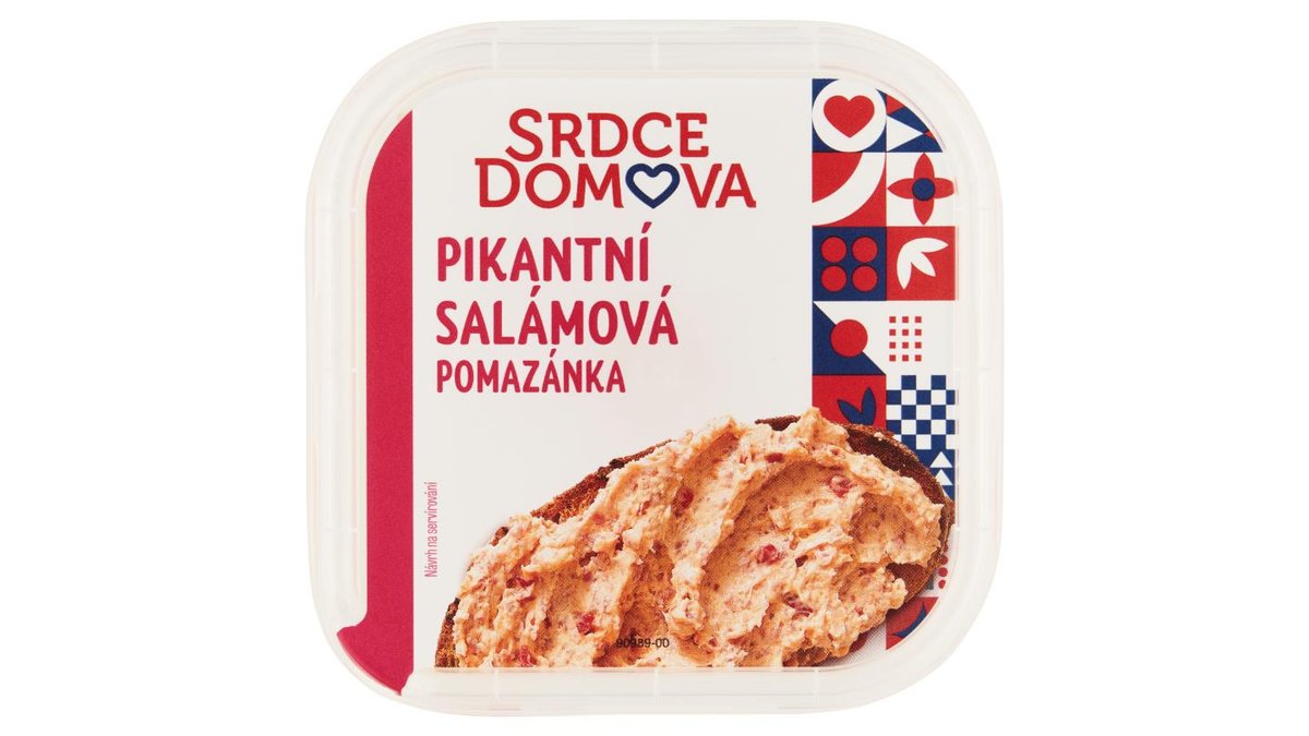Srdce domova Pikantní salámová pomazánka 135g