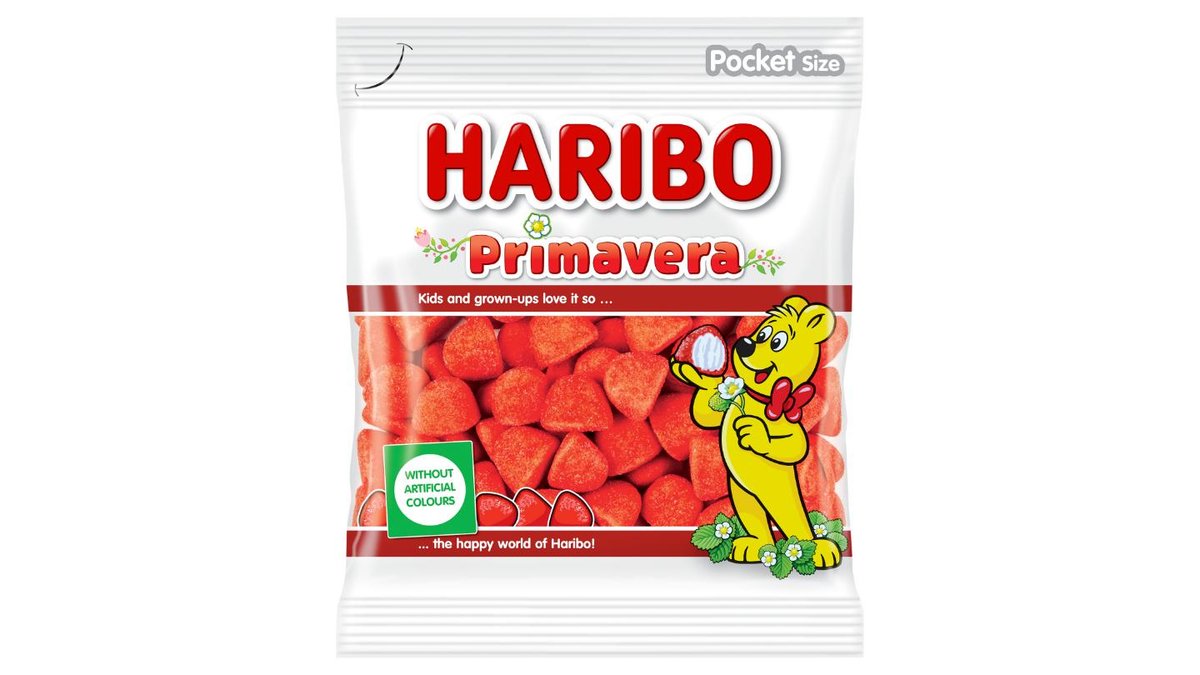 Haribo Primavera penové cukríky s ovocnou príchuťou 100 g