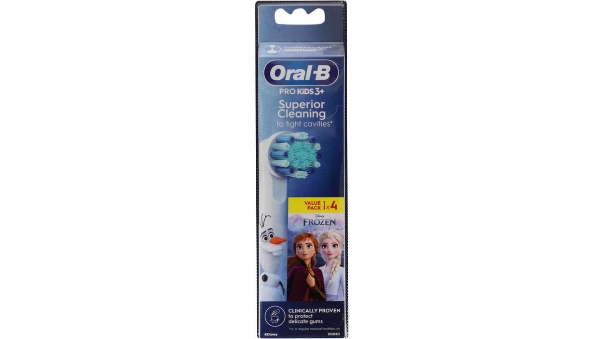 Oral-B Elektrisk tandbørste udskiftningshoveder Frozen 4 stk., Oral‑B 4 stk.