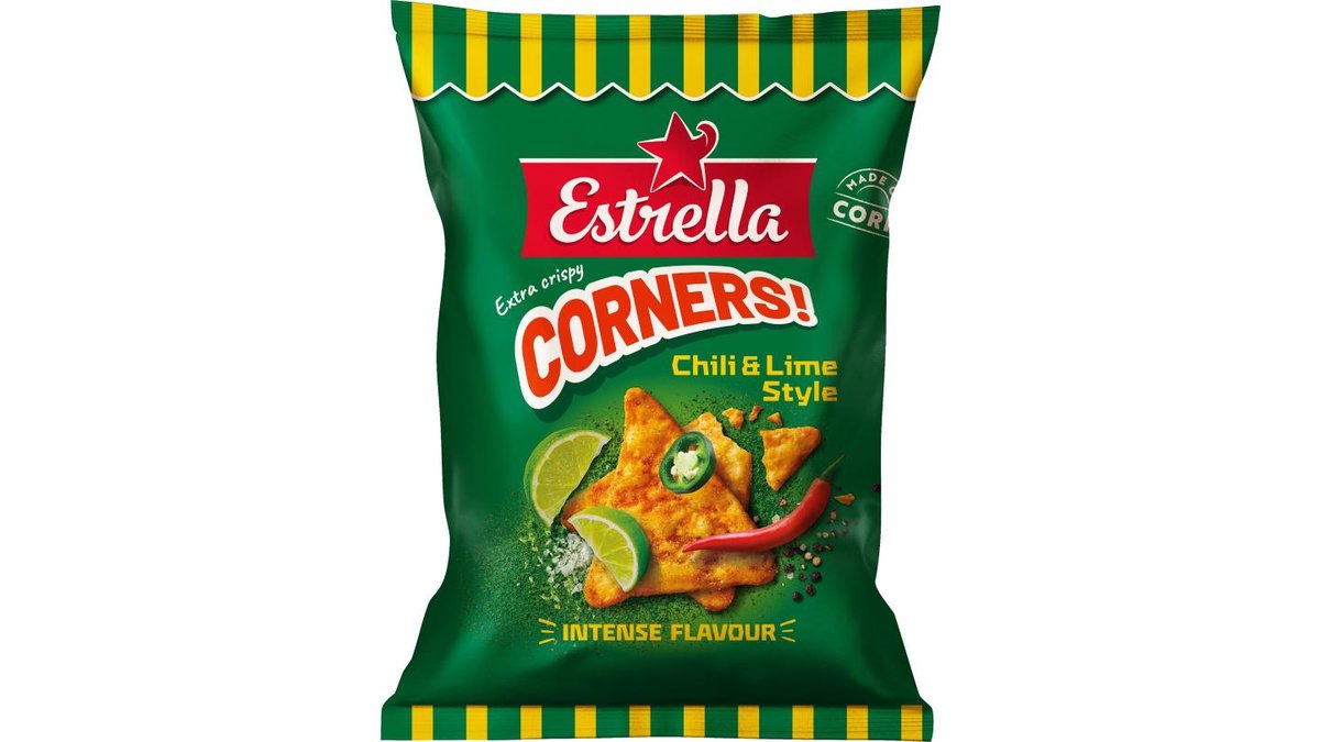 Estrella Corners Chili Lime 160g