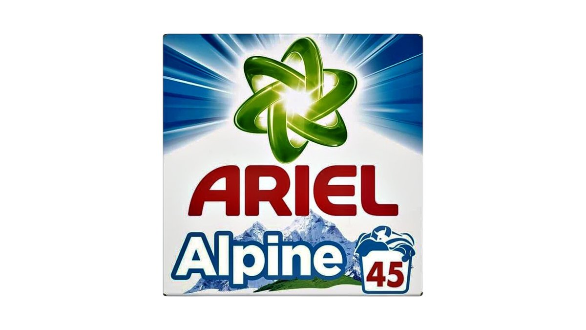 Ariel Alpine Powder Detergent 45 Wash 2.925kg | Up 2 You Supermarket | Wolt