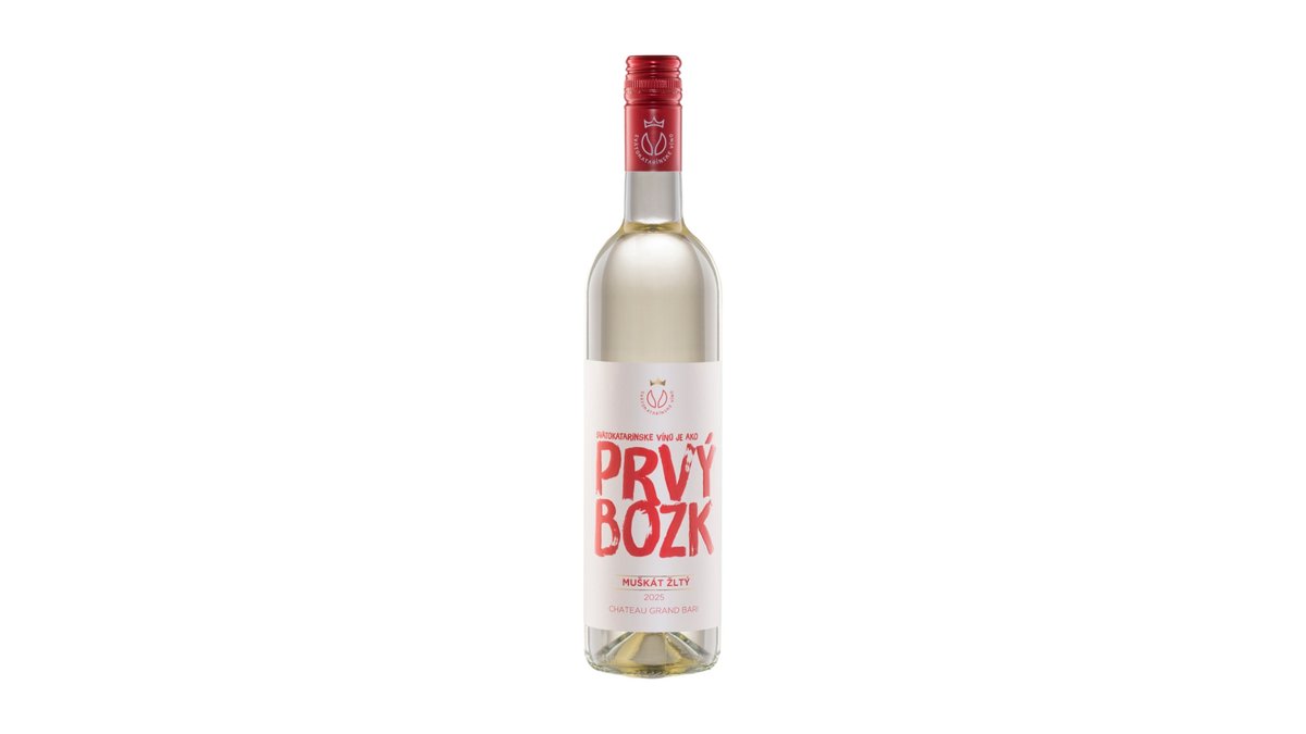 🇸🇰 Chateau Grand Bari Prvý bozk, Muškát žltý, 0,75 l