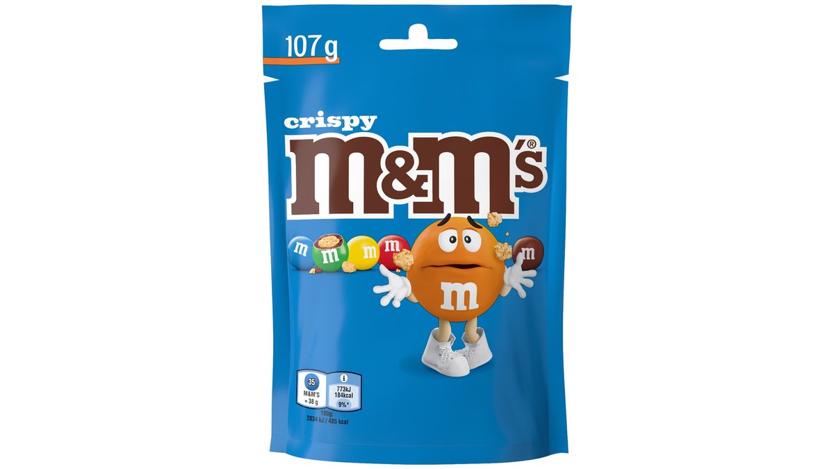 Chokoladeknapper Crispy, M&M´S