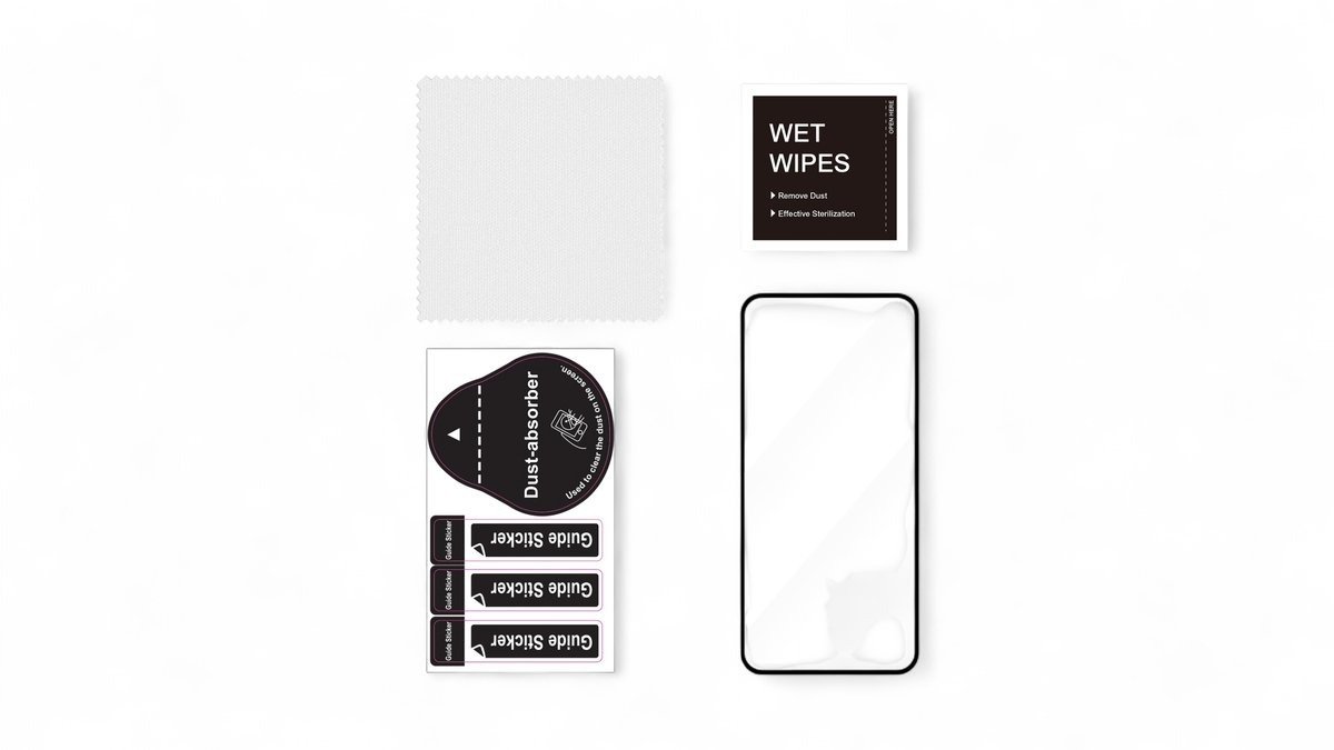 Panserglas t. Samsung Galaxy A35/A55 i sort, FoneKit 1 stk.