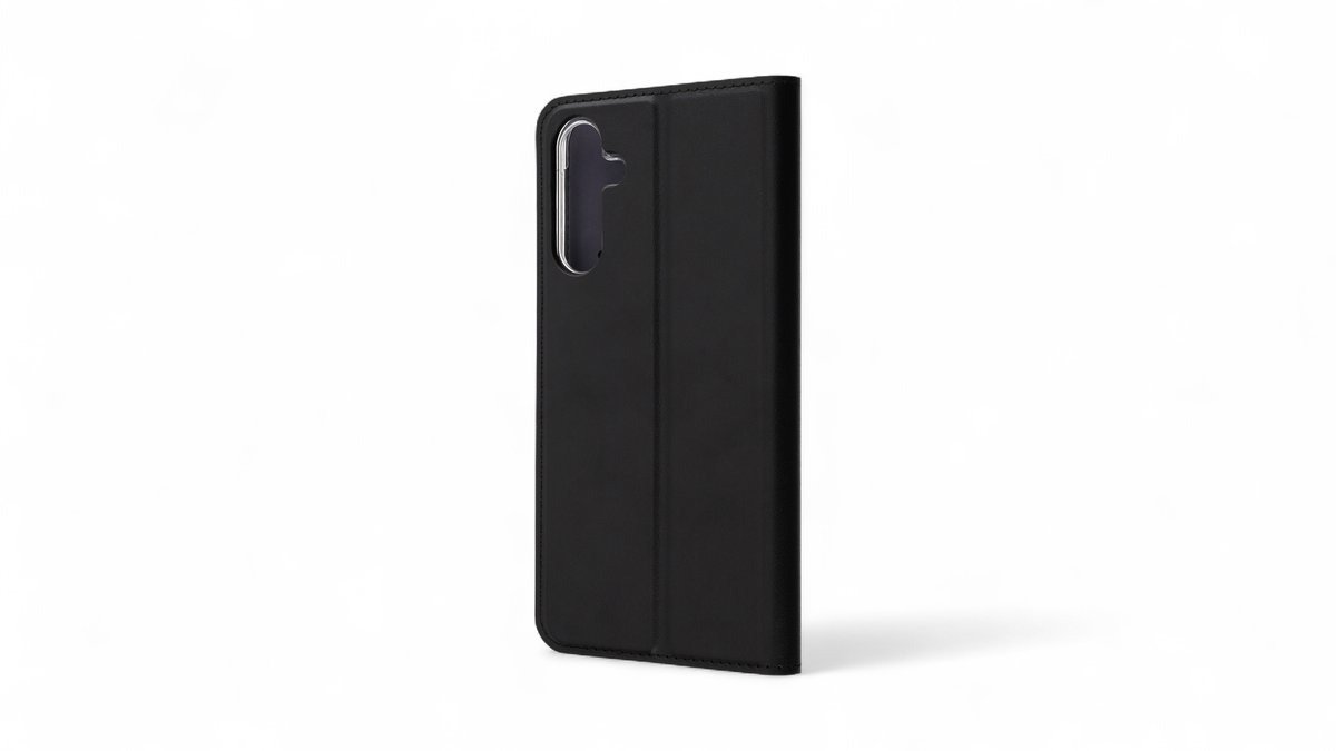 BookCase cover t. Samsung Galaxy A55 i sort, FoneKit 1 stk.