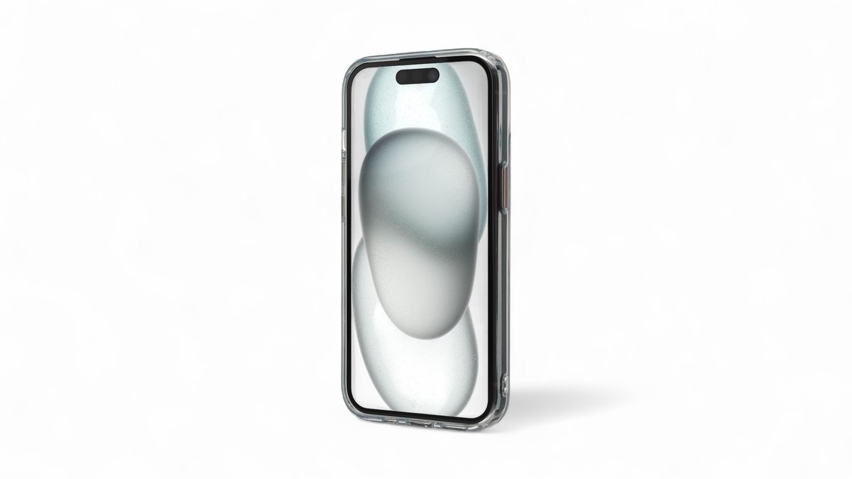 MagSafe-kompatibelt cover t. iPhone 15 gennemsigtigt, Fonekit 1 stk.