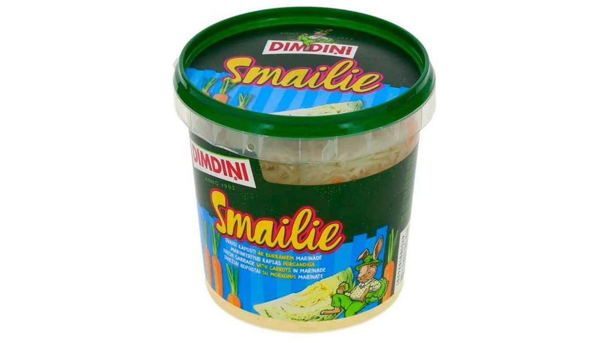 Dimdini marineeritud kapsas porgandiga SMAILIE, 650g