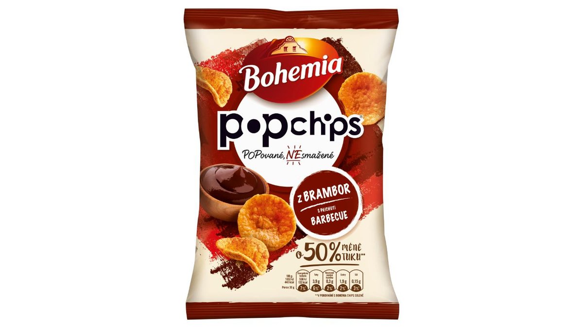 Bohemia Popchips S příchutí barbecue 65g