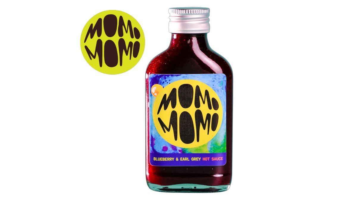 Hot Sauce m. blåbær & Earl Grey, Momo Momo 100 ml