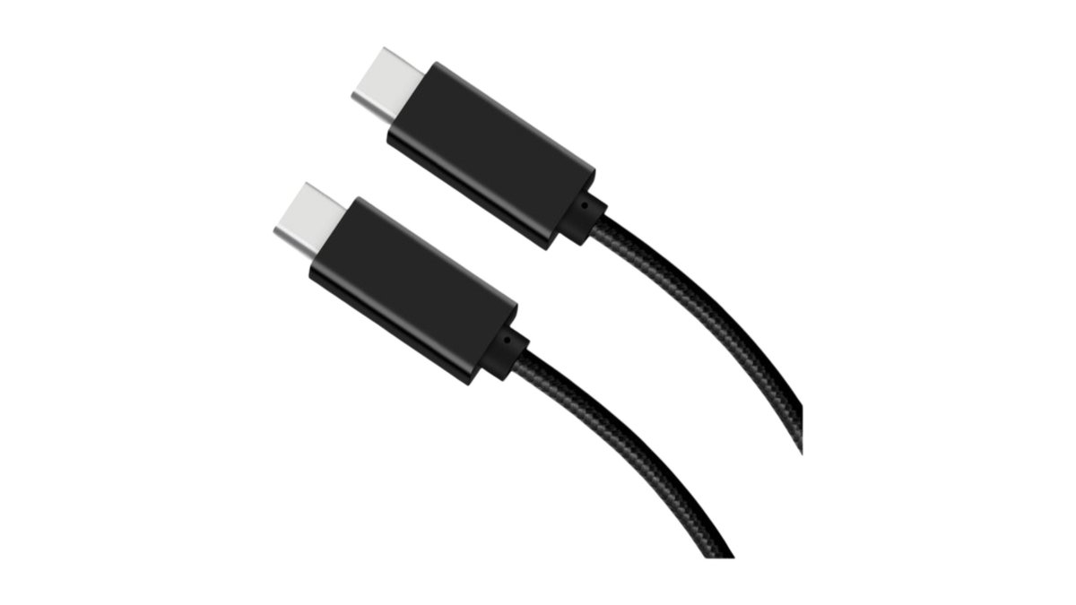 USB-C kabel 240W 2m i sort, Fuj:tech 1 stk.