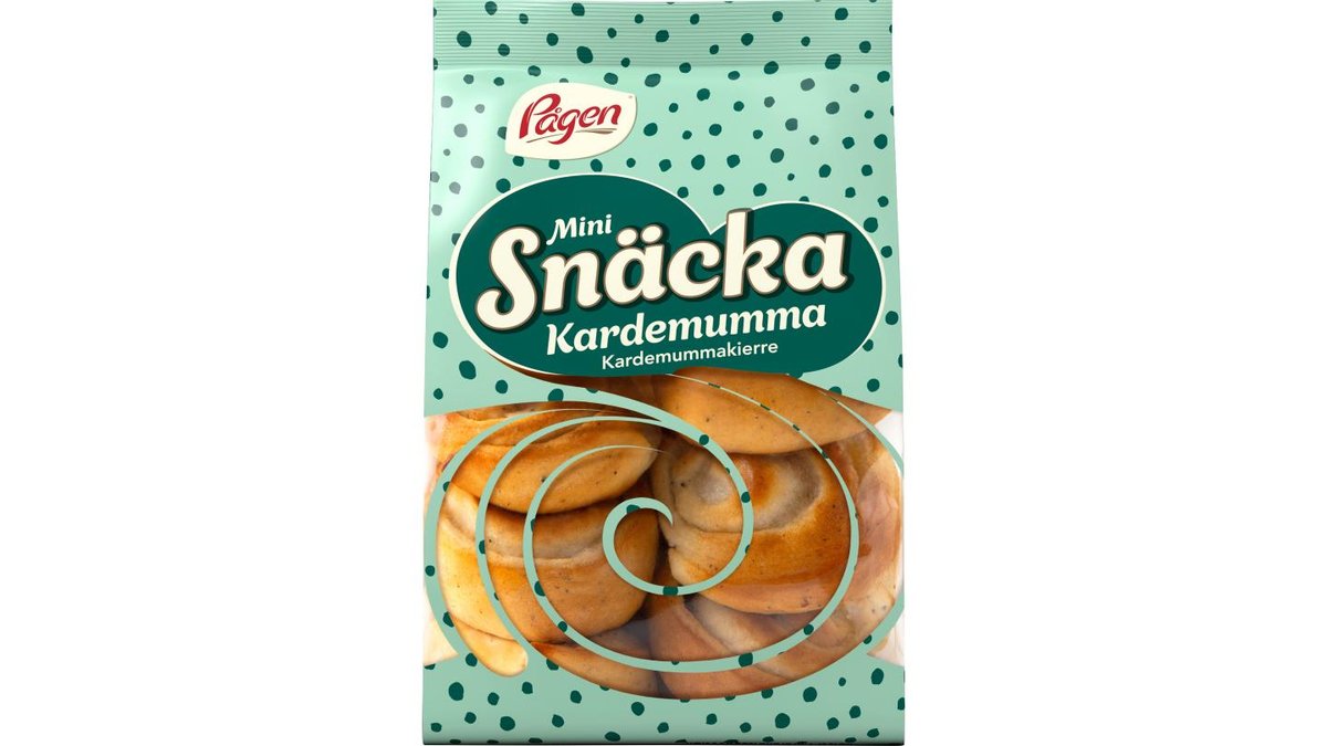 Pågen Mini Snäcka hvedeboller med kardemomme og mandelfyld 260 g