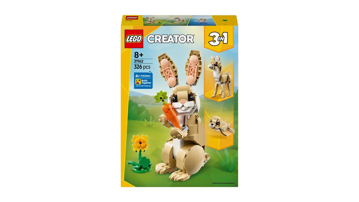 LEGO Creator 3-i-1 Sød kanin 31162 1 stk