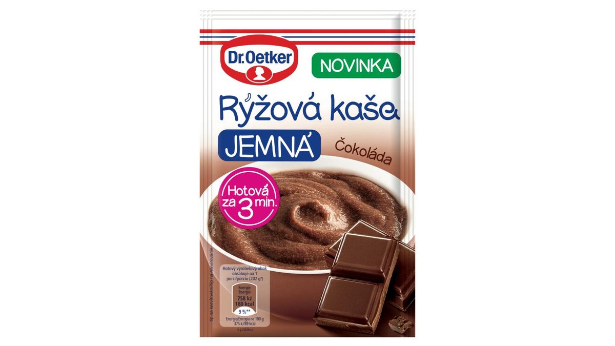Dr. Oetker Rýžová kaše jemná čokoláda 52g