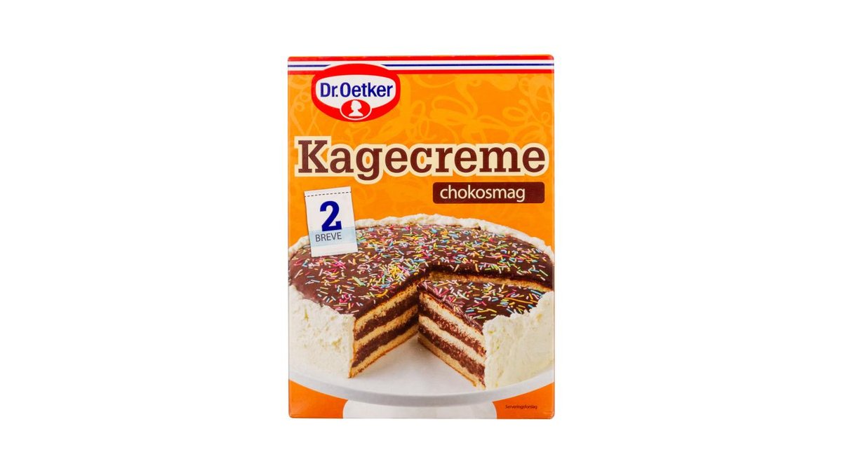 Kagecreme m. chokosmag, Dr. Oetker