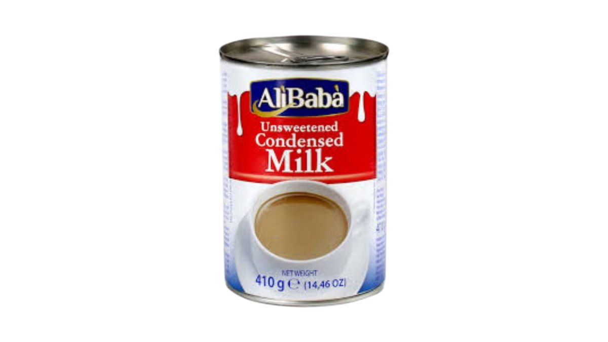 ALIBABA UNSWEETENED CONDENED MILK 410G