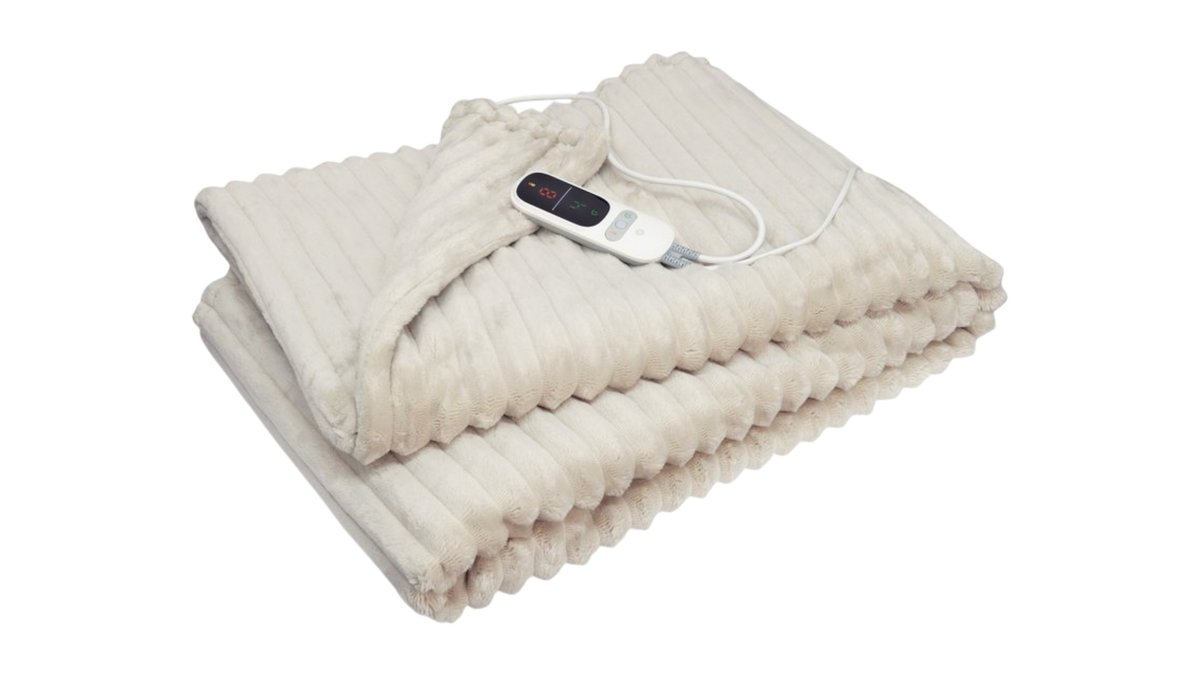 Varmeplaid i beige, Ströme