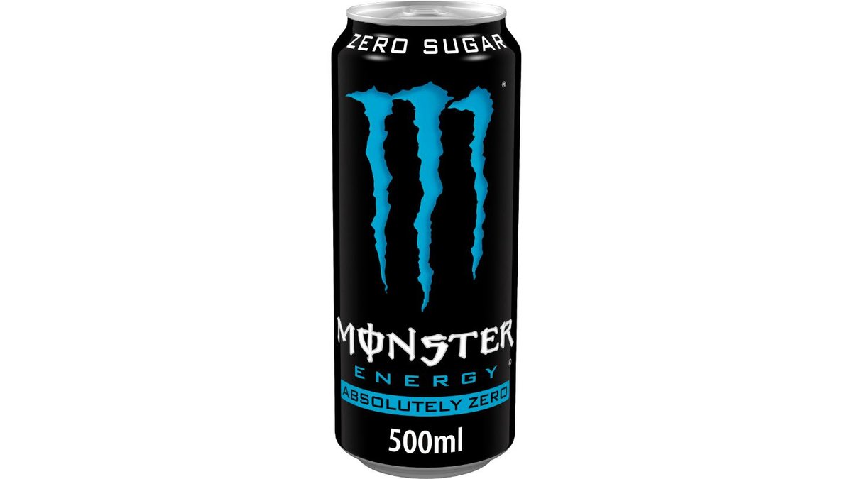 Energidrik Absolutely Zero sugar , Monster