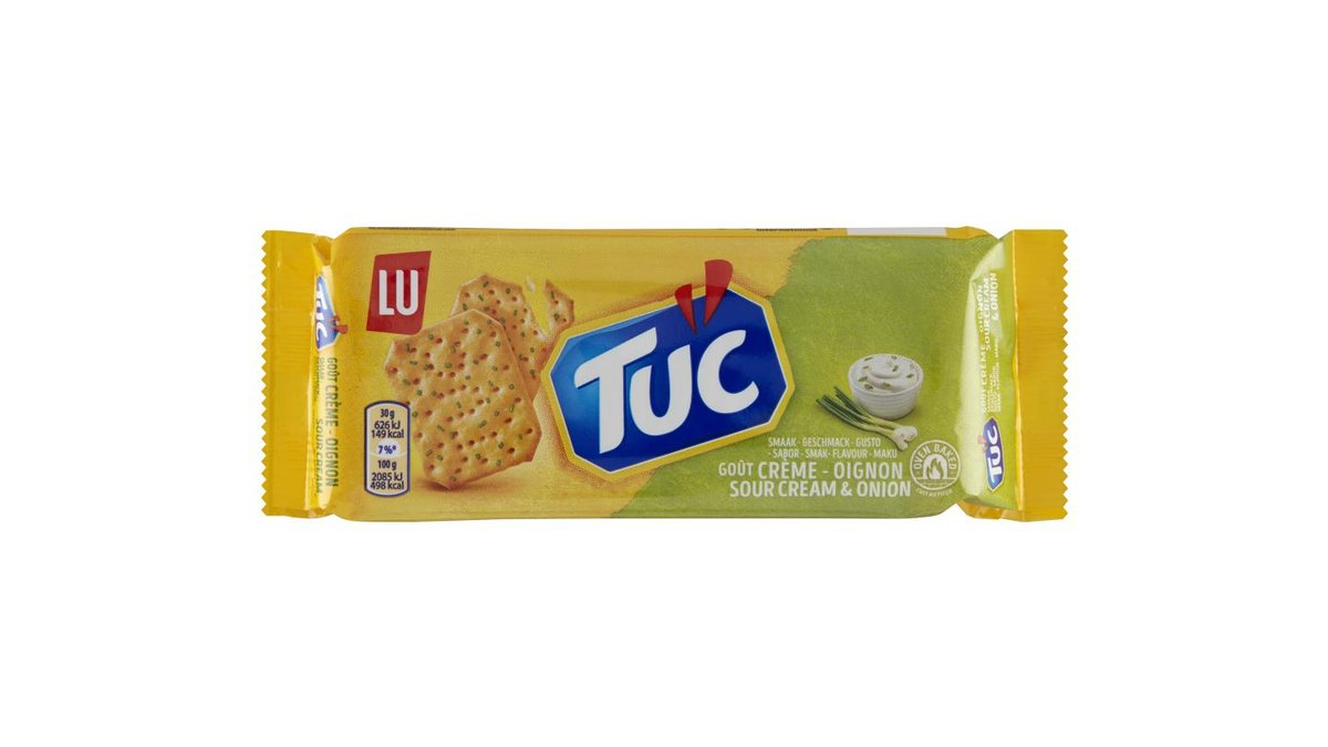 Saltkiks m. sour cream & onion, TUC