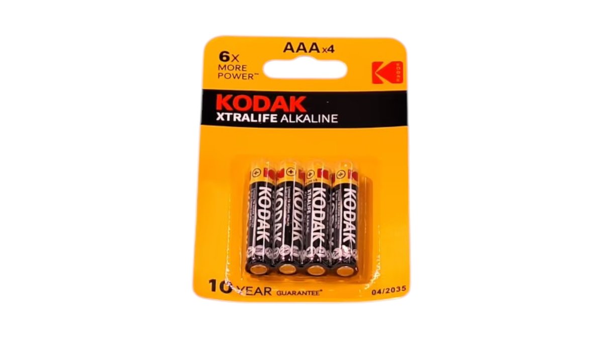 Bateri Kodak AAA 1.5V (4 Pcs) - Menu Item