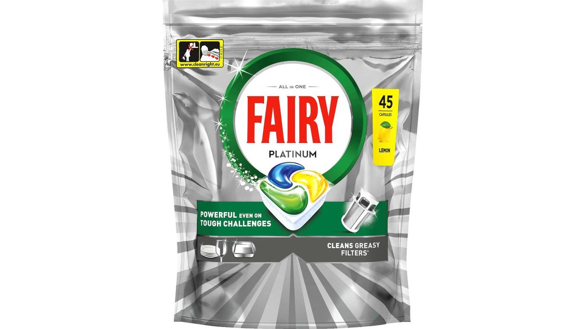 Fairy Platinum All in One Original konetiskitabletti 45kpl