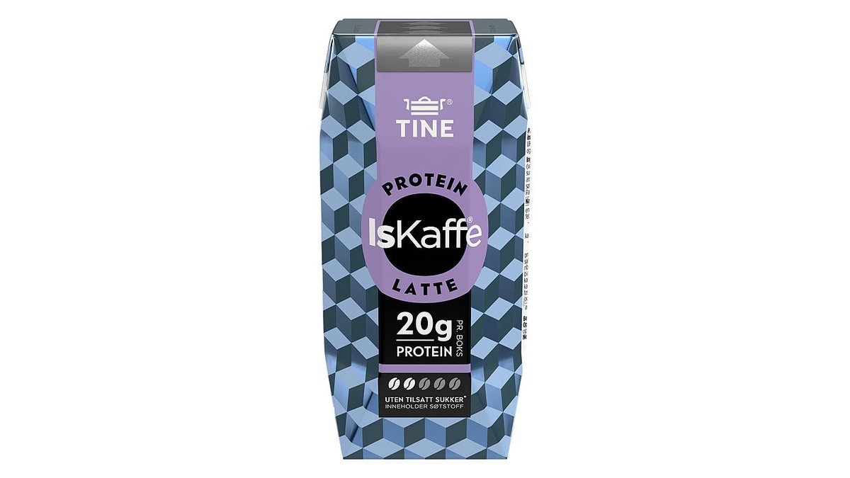 Tine Iskaffe Protein Latte, 330 ml