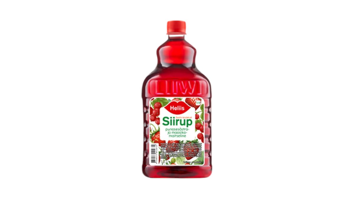 Heliis siirup punasesõstra-maasikamaitseline 1.5L