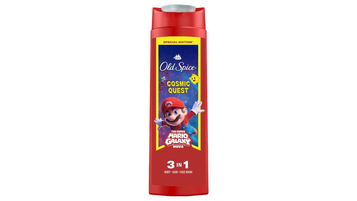 Old Spice Super Mario Special Edition 3 V 1 Přípravek Na Mytí, Sprchový Gel 400 ml