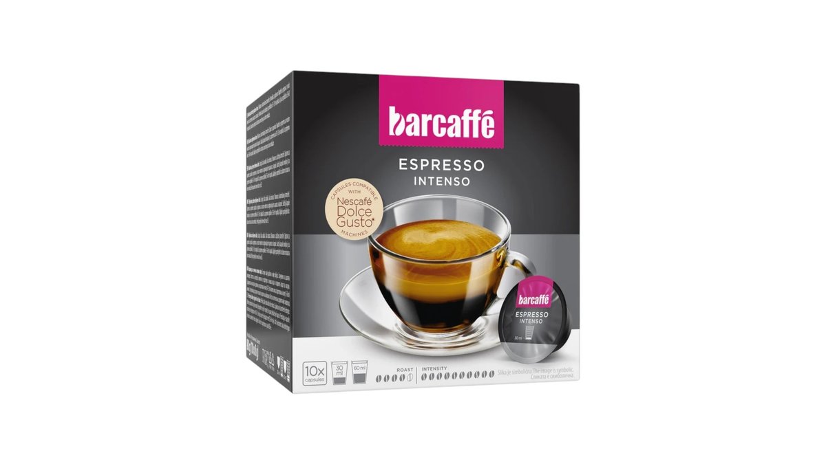 Barcaffè Dolce Gusto kapsule Espresso Intenso, 80 g