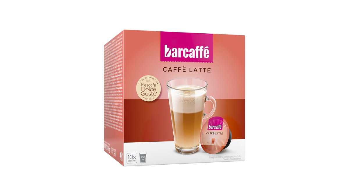 Barcaffè Dolce Gusto kapsule Caffè Latte, 160 g