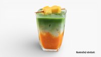 Objednať Matcha latte s ovocím (mango)