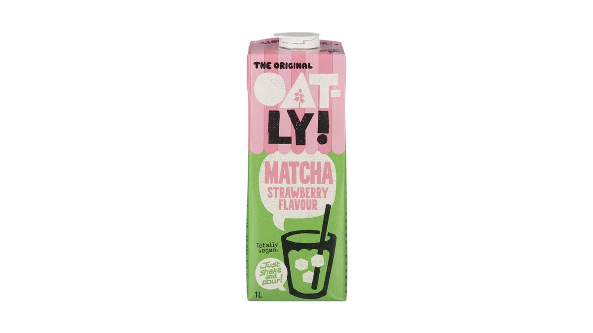 Havredrik M. Matcha & Jordbær, Oatly