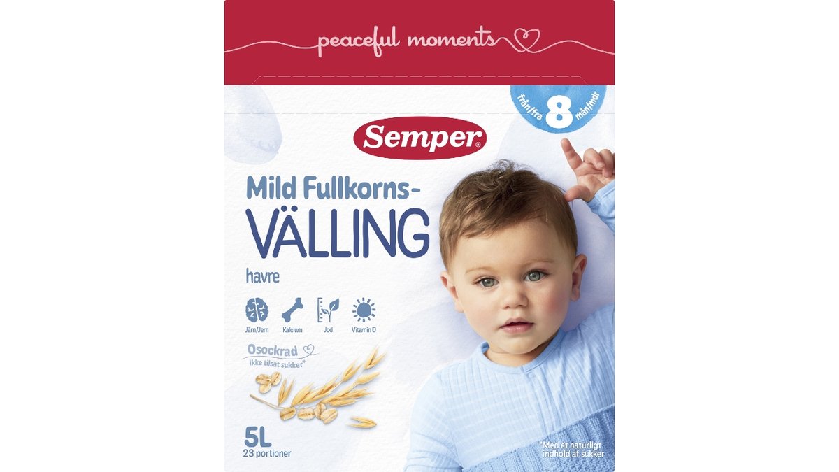 Semper fuldkornsvælling 725 g 725 g