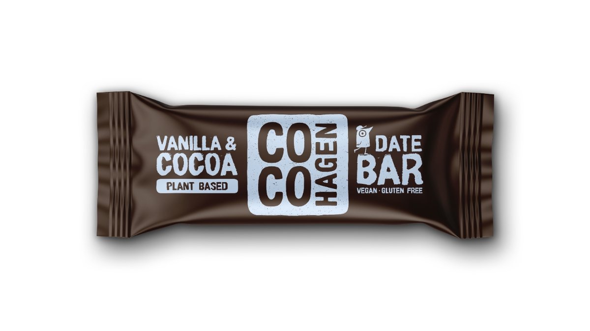 Date bar vanilla/cocoa 40 g øko 40 g