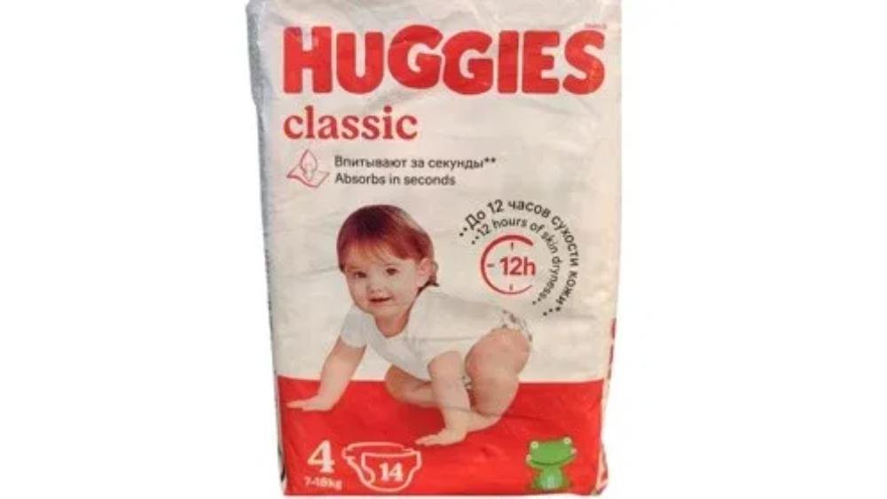 Huggies Klassik N4 7-18 kq 14 əd.
